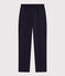 Damen-Hose aus Baumwolle und Elastan blau SMOKING