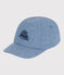 Baby-Schirmmütze aus himmelblauem Denim blau DENIM CLAIR