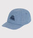 Baby-Schirmmütze aus himmelblauem Denim