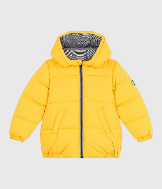 Einfarbige Kinder-Winterjacke  gelb JAUNE