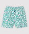 Umweltfreundliche Baby-Badehose Jungen weiss MARSHMALLOW/weiss MULTICO