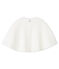 Baby-Cape aus gestepptem Doppeljersey weiss MARSHMALLOW