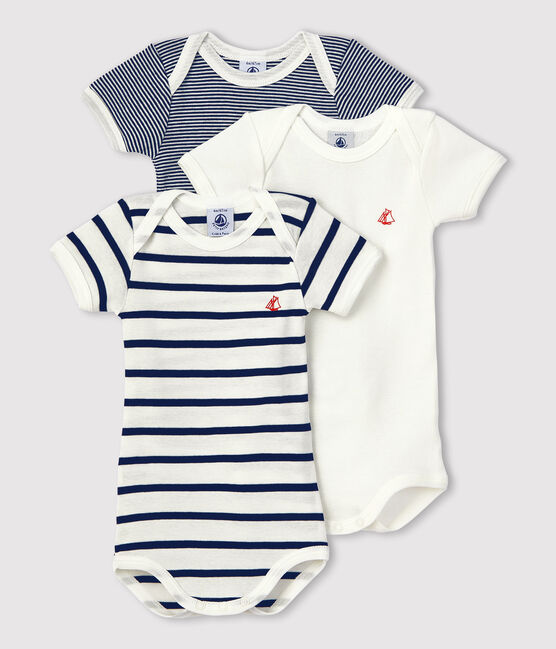 3er-Set kurzärmelige Baby-Bodys variante 1