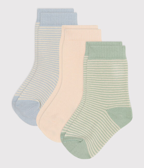 3er-Set Babysocken mit Ringelstreifen aus Baumwolle variante 1