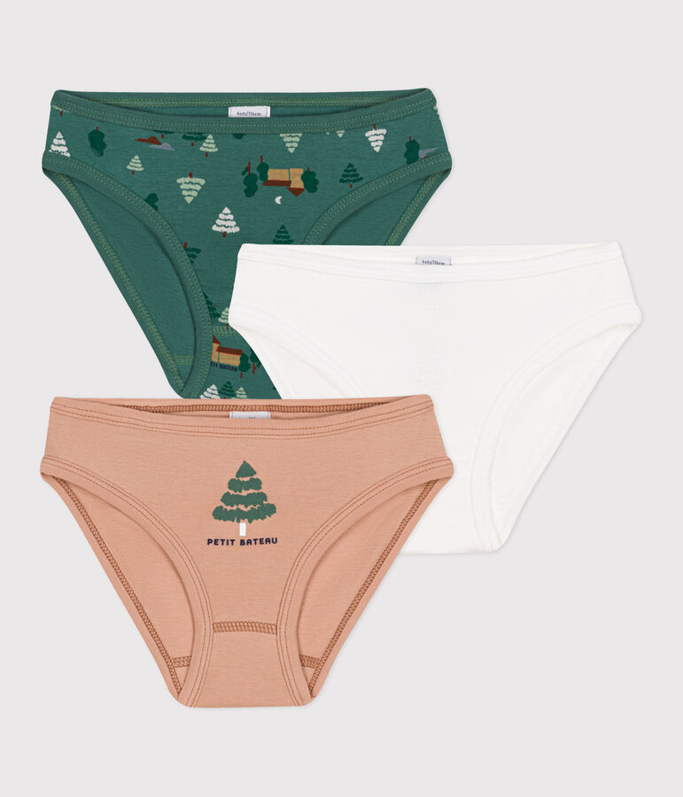 3er-Set Baumwollslips f&uuml;r Kinder vielfarbig