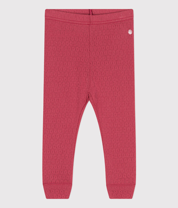 Baby-Leggings aus Baumwolle rosa