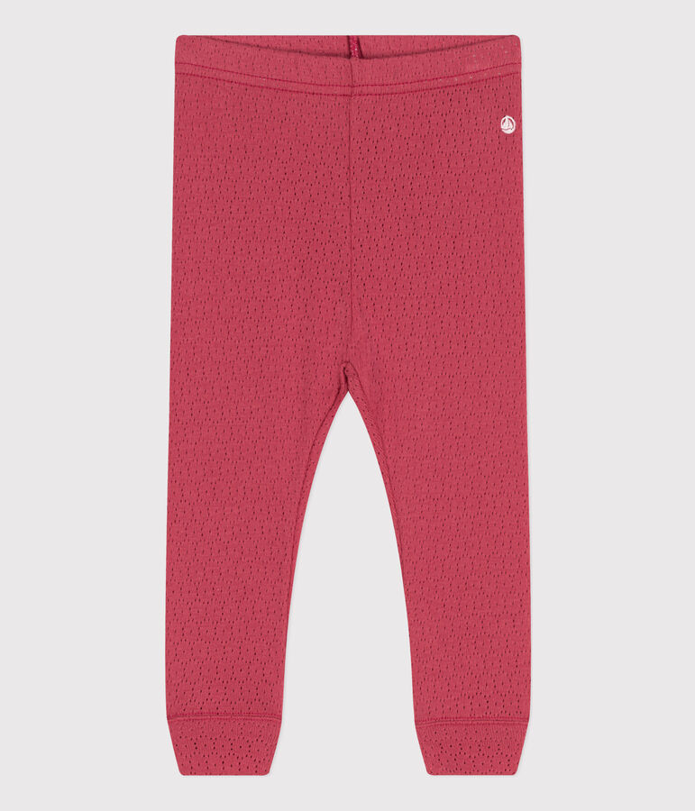 Baby-Leggings aus Baumwolle rosa PAPI