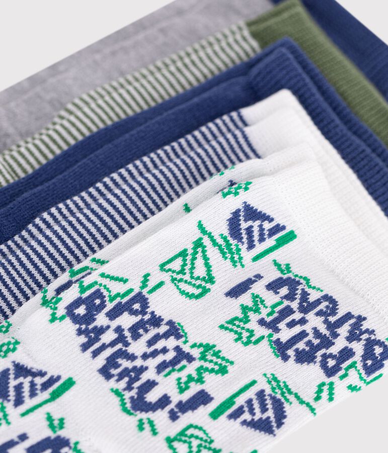 5er-Set Kinder-Socken aus Baumwolle vielfarbig