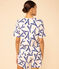 Kurzpyjama aus Baumwolle für Damen weiss AVALANCHE/ MULTICO