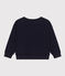 Mädchen-Sweatshirt aus Molton blau SMOKING