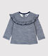 Baby-Bluse aus Wolle und Baumwolle