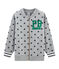 Kinder-Collegejacke Jungen grau SUBWAY/blau SMOKING