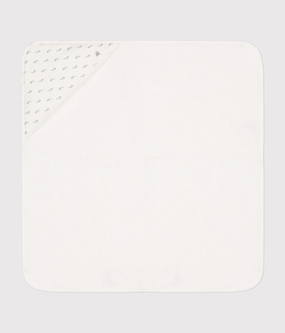Baby-Badehandtuch weiss MARSHMALLOW/ HERBIER