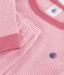 Eng anliegender Kinder-Pyjama aus Baumwolle mit Streifen rosa/weiss
