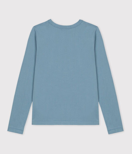 Warmes Damen-T-Shirt L’ICONIQUE aus Baumwolle mit Rundhalsausschnitt blau ROVER