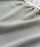 Mädchen-Nachthemd mit Milleraies-Ringelmuster blau SMOKING/beige COQUILLE