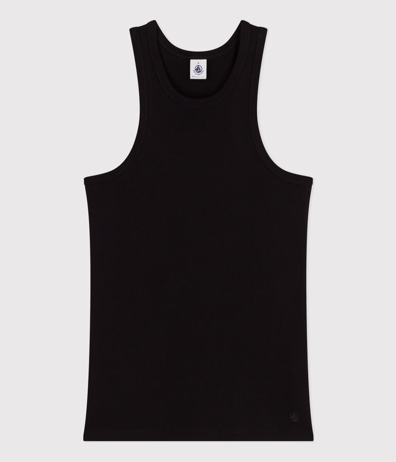 Damen-Tanktop aus Baumwolle schwarz