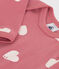 Langärmeliger Baby-Body aus Baumwolle rosa ROSEWOOD/ MARSHMALLOW