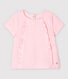 Kurzärmelige Baby-Bluse für Mädchen aus Popeline