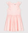 Festliches Kinderkleid aus Popeline für Mädchen rosa FLEUR