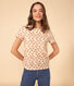 Damen-T-Shirt LE DROIT aus Baumwolle mit Rundhalsausschnitt