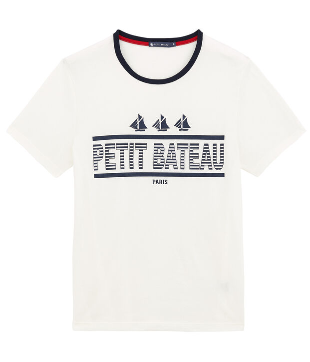 Unisex-kurzarmshirt weiss