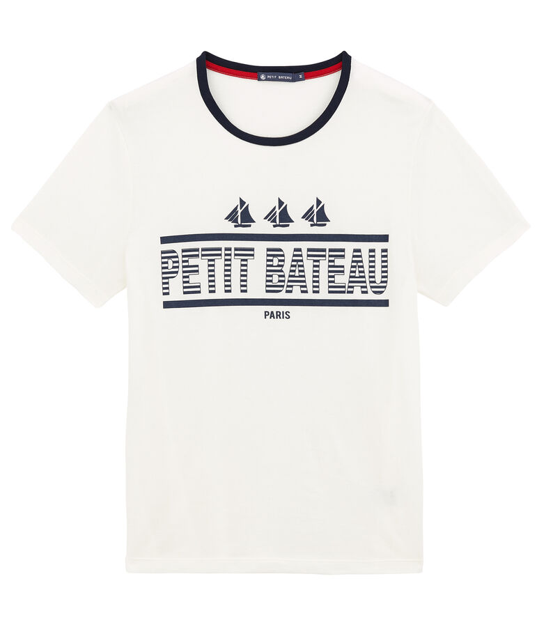 Unisex-kurzarmshirt weiss