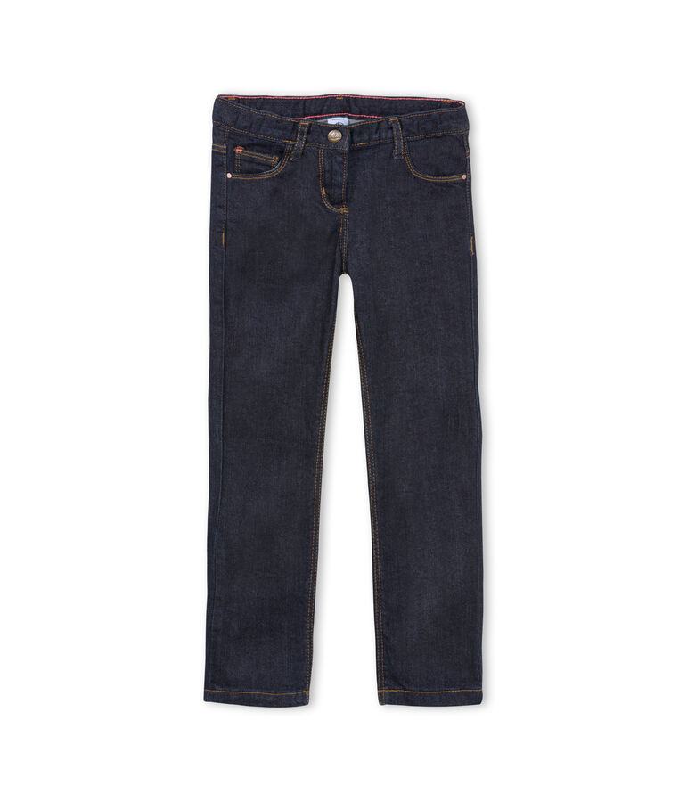 Kinder-Denimhose M&auml;dchen blau Jean