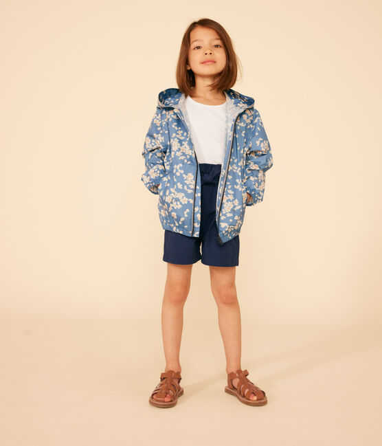 Leichte Windjacke Kinder/Mädchen blau BEACH/ MULTICO
