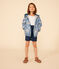 Leichte Windjacke Kinder/Mädchen blau BEACH/ MULTICO