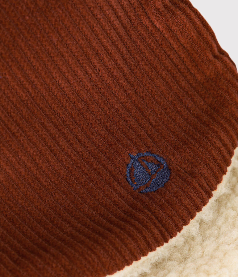 Kinder-Schapka f&uuml;r Jungen und M&auml;dchen braun/naturfarben