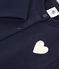 Kinder-Cardigan aus Molton für Mädchen blau SMOKING