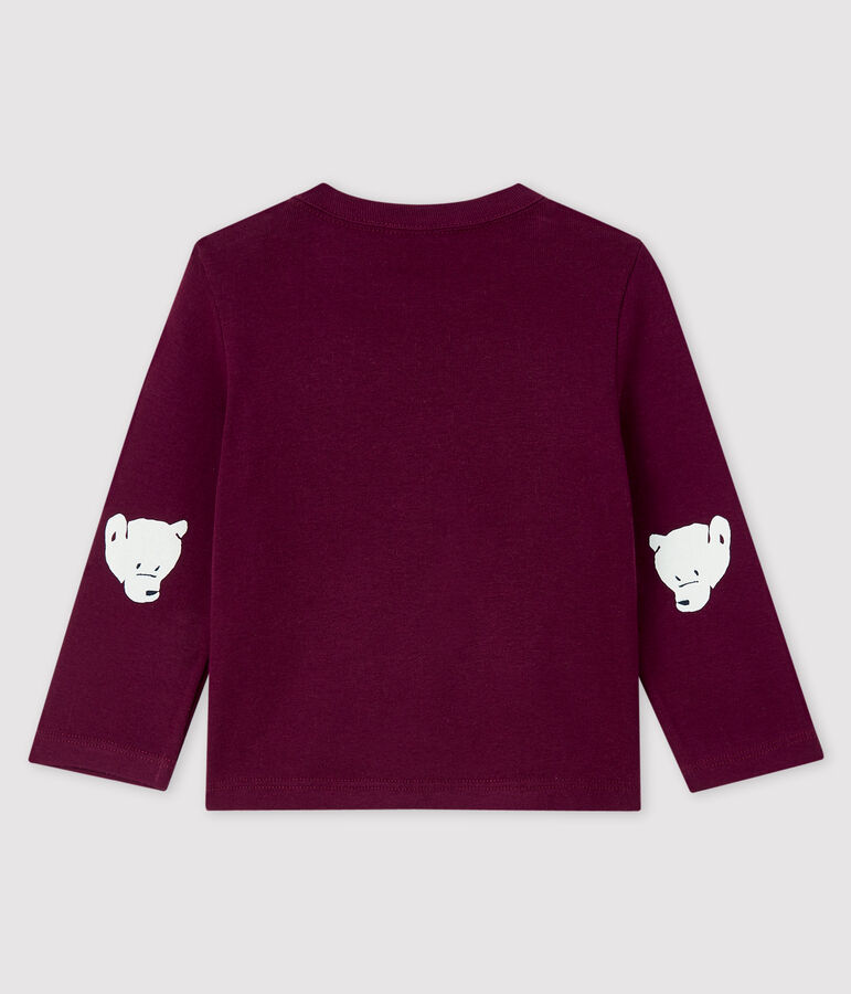 Baby-T-Shirt f&uuml;r Jungen violett CEPAGE