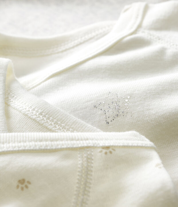 3er-Set lang&auml;rmlige Bodys f&uuml;r Neugeborene vielfarbig