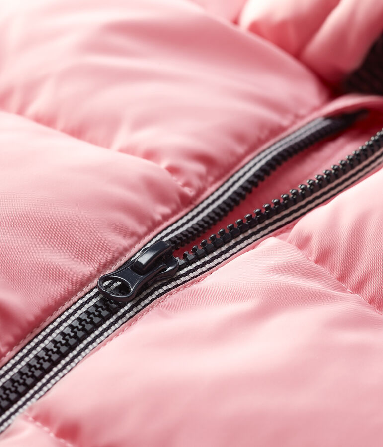 Baby-Anorak aus Polyester. rosa