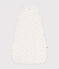 Baby-Schlafsack aus Nicki mit Blumenmotiv TOG-Wert 3 weiss MARSHMALLOW/weiss MULTICO