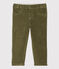 Baby-Cordhose für Jungen grün MILITARY