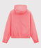 Kurze winddichte jacke unisex rosa GROSEILLER/weiss MARSHMALLOW