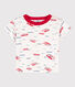Kurzärmeliges Baby-T-Shirt aus bedrucktem Jersey