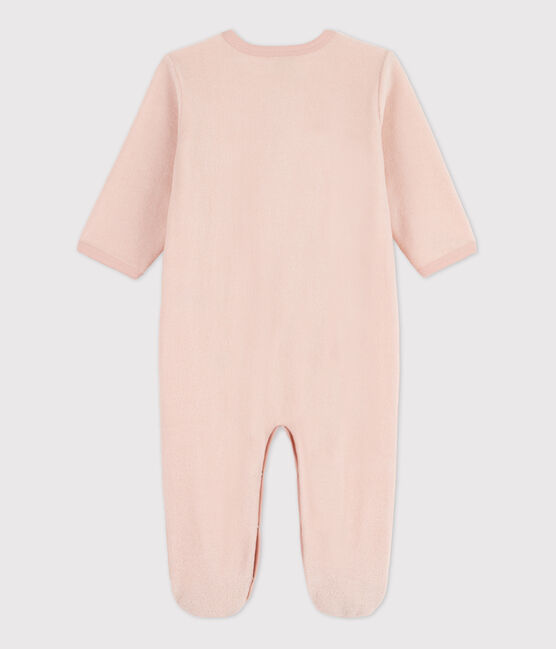 Strampler aus Frottee rosa SALINE