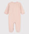 Strampler aus Frottee rosa SALINE