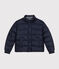 Damen-Winterjacke mit PU-Beschichtung blau SMOKING