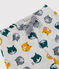Baby-Hose aus Molton. grau BELUGA/weiss MULTICO