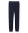 Lange Damen-Unterhose aus extrafeinem Rippstrick blau SMOKING