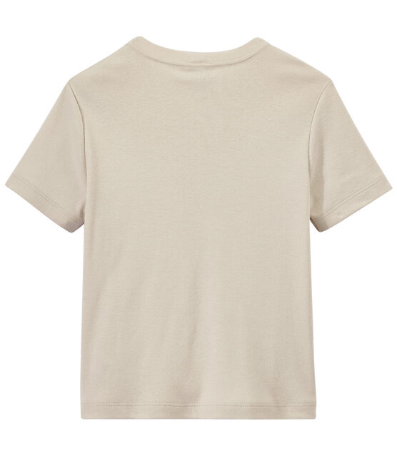 Jungen-T-Shirt mit Motiv weiss Feta