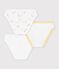 Lot de 3 culottes en coton vielfarbig