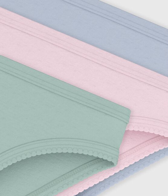 Set Kinder-Slips aus einfarbiger Baumwolle variante 1