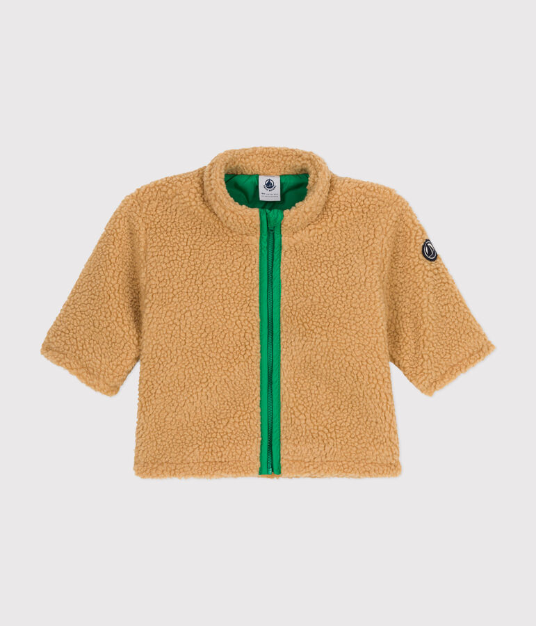 Baby-Jacke aus Sherpa beige