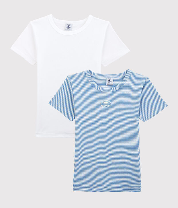 2er-Set T-Shirts aus Bio-Baumwolle f&uuml;r Jungen vielfarbig