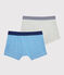 Set mit 2 Boxershorts mit Ringelmuster für kleine Jungen variante 1